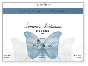 EzFlow Master Artist Educator Certified